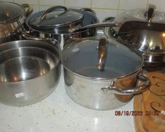 Command Performance SS set of pots and pans