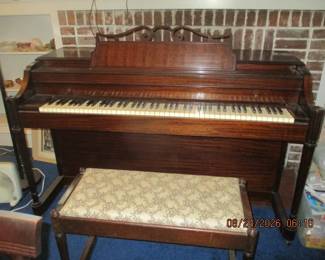 Baldwin Acrosonic mid century modern piano