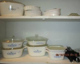 Blue Cornflower Corning Ware