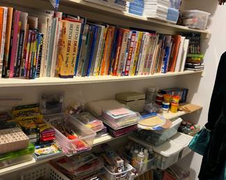 The art closet is organized!!!