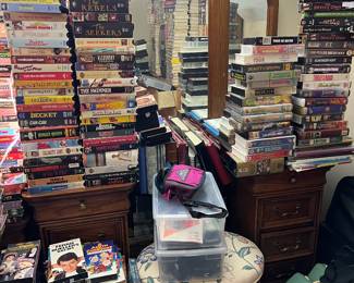 Thousands of VHS