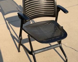 Steelcase Cachet Chair - Black Multi-Purpose Guest Chair with Arms
