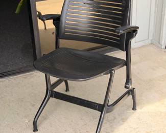 Steelcase Cachet Chair - Black Multi-Purpose Guest Chair with Arms