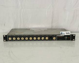 Vintage Shure SR107 Audio Equalizer