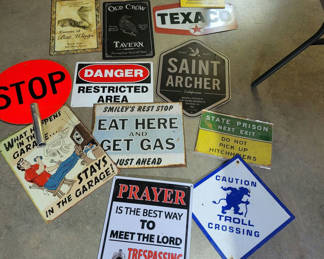 Lot 81: Signs