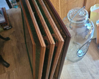 Lot 57: Four Handpainted Mirrors