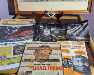 Lot 7: Railroad Items And Art.
