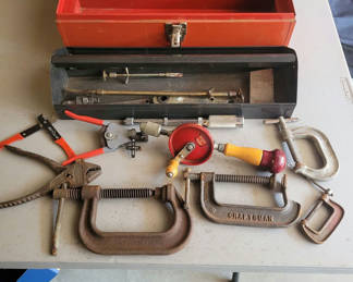 Lot 92: Craftsman Tool Box With Items.