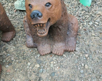 Lot 69: Concrete Bear, Sitting