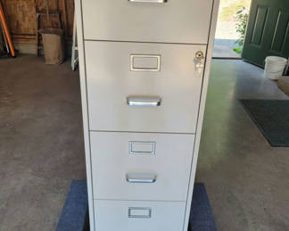Lot 63: Metal File Cabinet With Keys