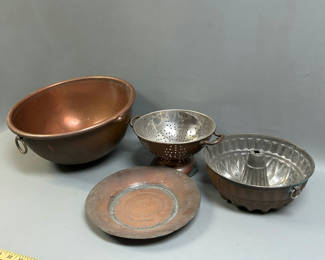 Lot 34: Copper Ware Items