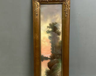 Lot 25: Pastel Water Landscape Drawing