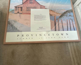 Lot 163: Provincetown Summer '96 by John Dowd framed art print