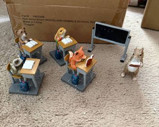 Lot 131: Woodland Animals Classroom Playset