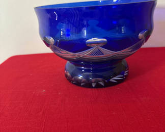 Lot 67: Vintage Bohemian Hand Cut Crystal