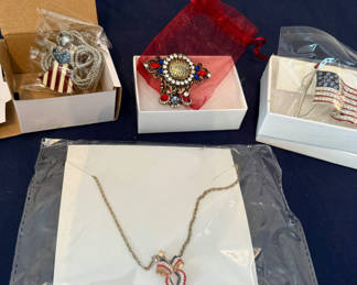 Lot 201: Patriotic Jewelry Collection