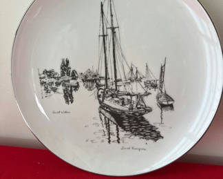 Lot 125: Quiet Waters Limited Edition Decorative Plate