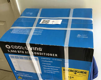 Lot 4: Cool Living 5,000 BTU Air Conditioner in Box