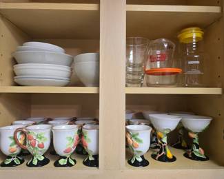colorful dish sets