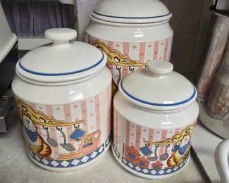 Vintage OCI canisters