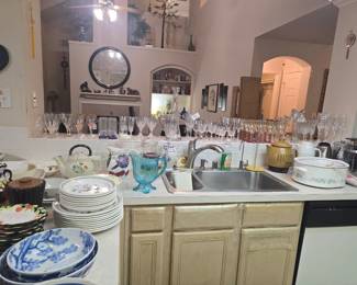 crystal stemware