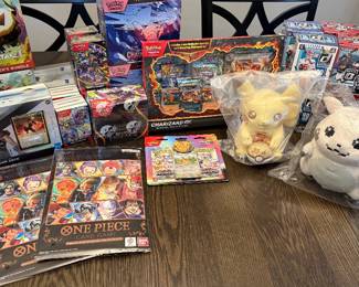 Pokemon, MTG, Magic The Gathering, One Piece, Topps Chrome, Bowman, Donruss trading cards (no discount on new/sealed items)