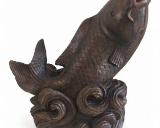 Nice wooden fish art