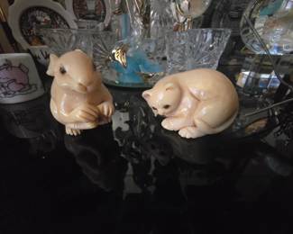 Carved figurines