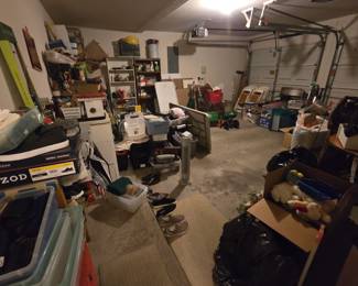 Full garage (we will be working on this and getting better photos)