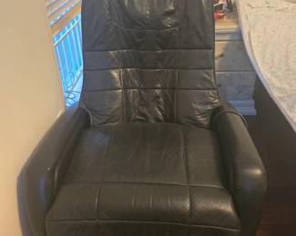 leather massage chair