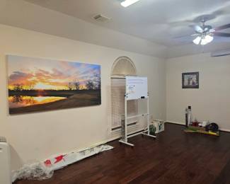 Giant sunset canvas