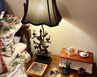 This side table is not for sale in this photo. Everything else in this photo is for sale.