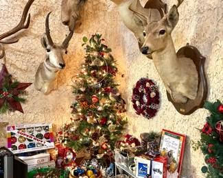 Vintage and new Christmas items