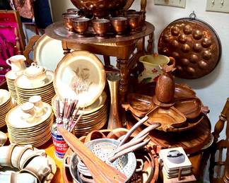Monkey Pod and Teak wood serving pieces