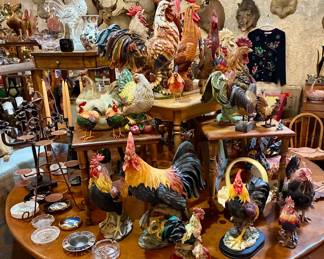 Please note, the large round table in this photo is not for sale, the family is keeping it.