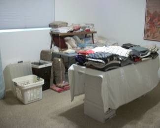 LINENS, CLOTHING MOST $2 EA.