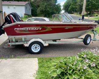 2006 Princecraft Pro 166 Fishing Boat w/ 90 HP Mercury Optimax, Minn Kota Trolling Motor & Trailer