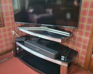 Samsung TV & Bose Speaker.