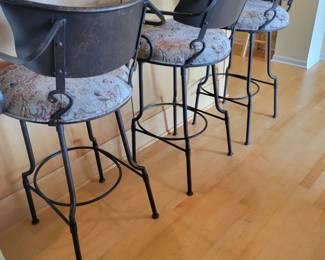 A set of 3 Bar Stools.