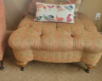 Tufted Ottoman.