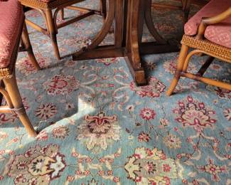 Round Wool Rug.