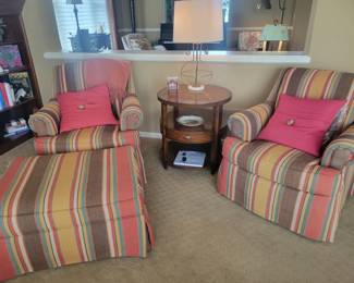 Armchairs by Stanford Furniture North Carolina.