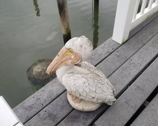 Concrete shore bird