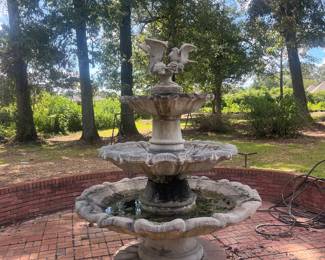 Cement fountain