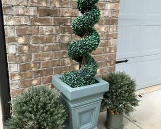 Entry Faux Topiaries