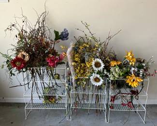 Four Floral Decor With Storage