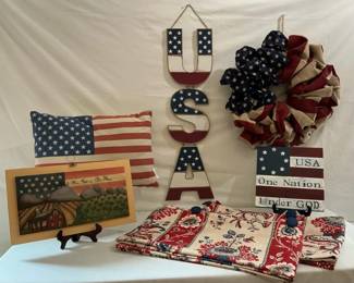 Red, White And Blue Home Decor