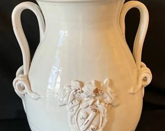 Large White Ceramic Vase