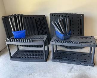 Light Duty Plastic Shelf Unit