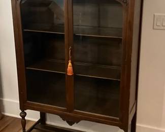 Vintage Curio Display Cabinet
